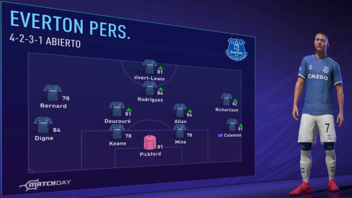 Everton 2020-21... Análisis Fifa 21. James Rodríguez pone ...