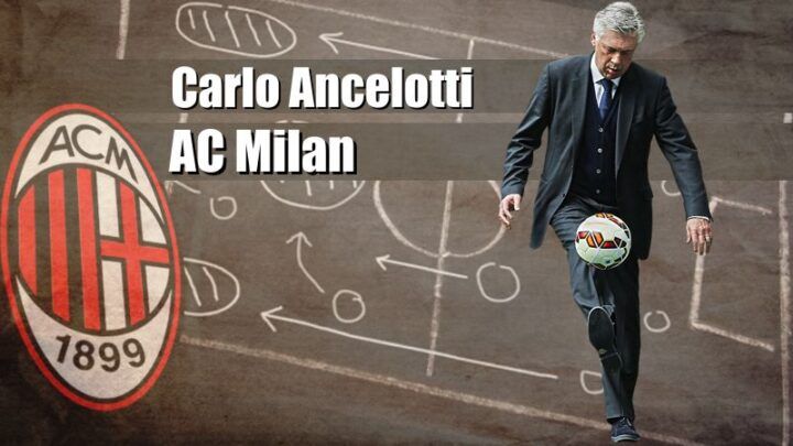 Carlo Ancelotti y el AC Milan… Personaliza Fifa 22 en 4-3-2-1