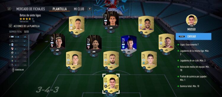 Botas de siete ligas Fifa 23