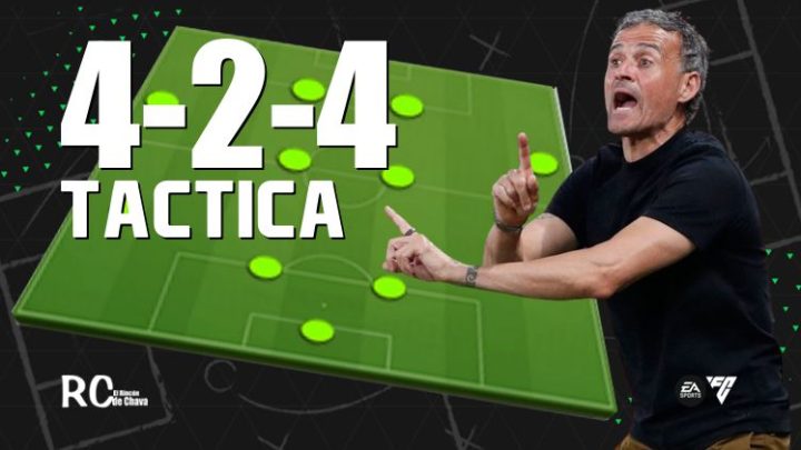 Táctica 4-2-4 EA Sports FC 24